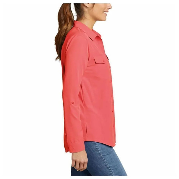 Eddie Bauer Ladies' Departure Top Red Small Gift - Picture 1 of 7